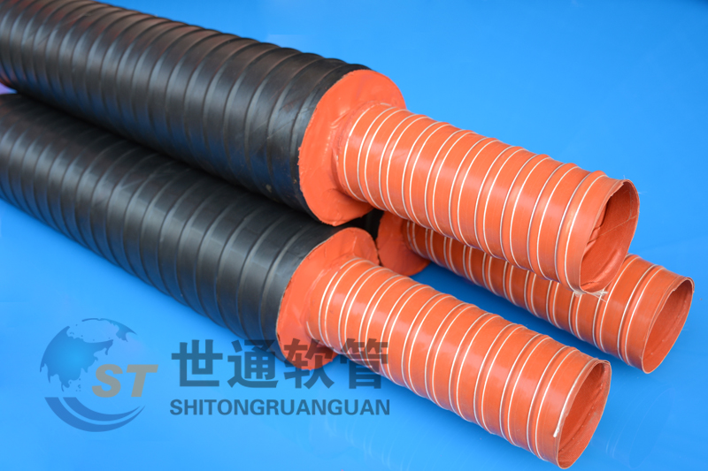 ST003814耐高溫保溫軟管,耐高溫排煙軟管,HELLER高溫管,回流焊保溫管